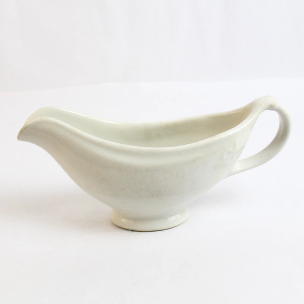 Shenango China White Ceramic Gravy Boat Kitchen Ware