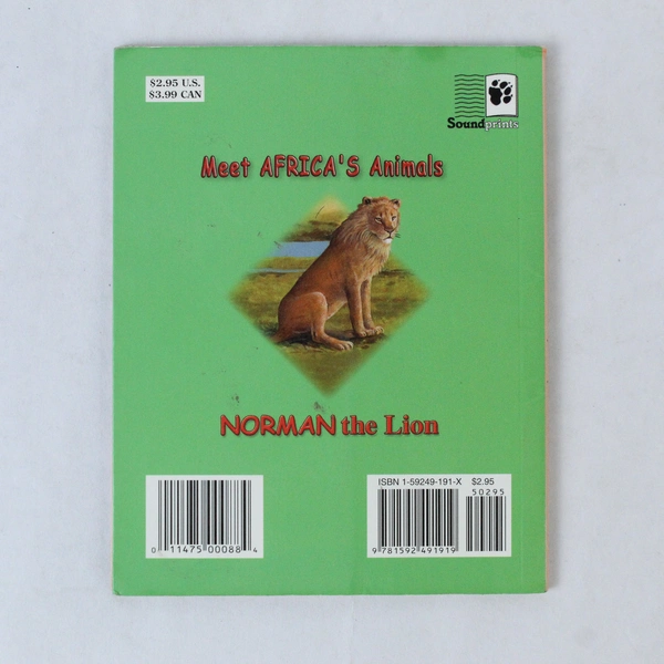 Norman the Lion by Laura Gates Galvin 2003 Kids' Paperback Book