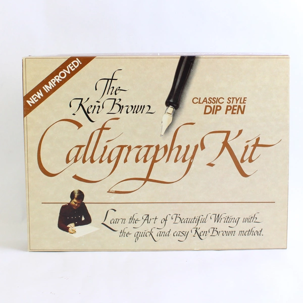 VTG The Ken Brown Calligraphy Kit Classic Style Dip Pen Complete With All Parts