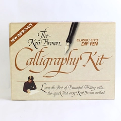 VTG The Ken Brown Calligraphy Kit Classic Style Dip Pen Complete With All Parts