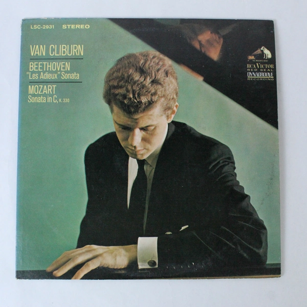 Van Cliburn Beethoven Les Adieux & Mozart Sonata in C Vinyl LP RCA 1966