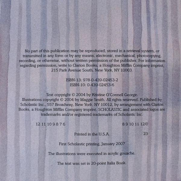 One Mitten by Kristine O'Connell George - Illustrated Children's Book