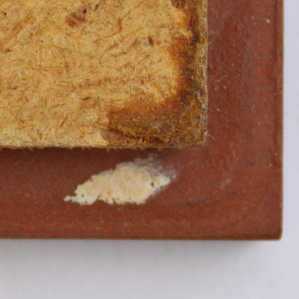 J Hearn Bisbee Arizona Tile Art Trivet Tepee Design 6" x 6"