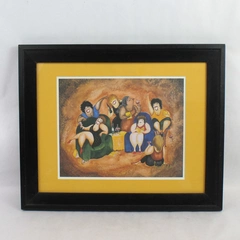 Framed and Matted The Book Club by Jill Haney Neal Signed Print