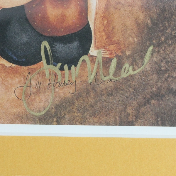 Framed and Matted The Book Club by Jill Haney Neal Signed Print