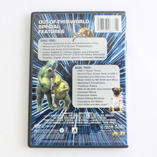Men In Black 2002 DVD Deluxe Edition Directed By Barry Sonnenfeld
