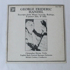Handel Excerpts LP: Muzio Scevola Il Pastor Fido Rodrigo Silla 1981