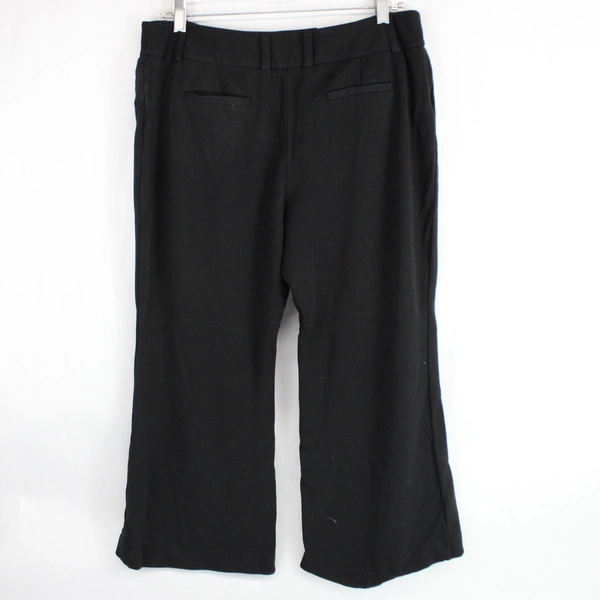 Style & Co Black Stretch Capri Pants Women's Size 10 Altered Hems