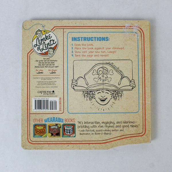 Book-O-Hats Wearable Book by Donald Lemke & Bob Lentz 2015 Hardcover