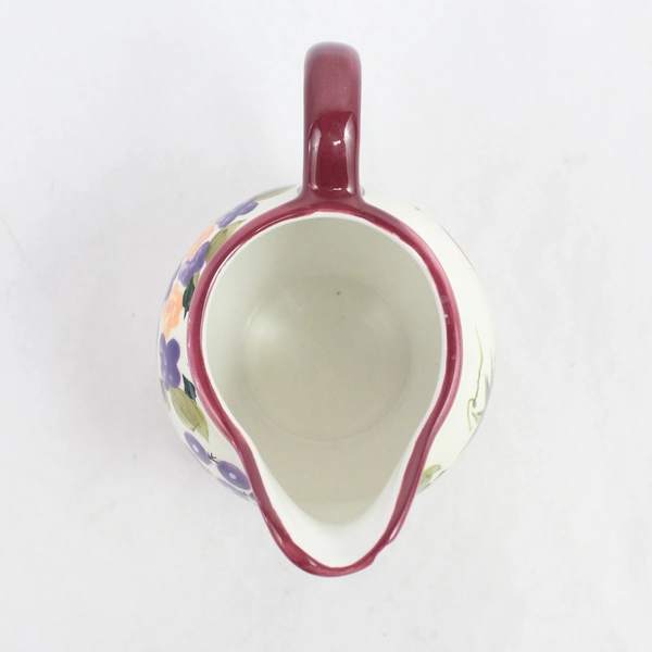 Vintage Oneida Fruit Hand Painted Fruit Design Ceramic Creamer Flawed