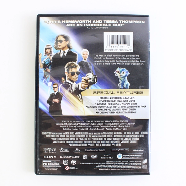 Men In Black: International 2019 DVD Directed By F. Gary Gray
