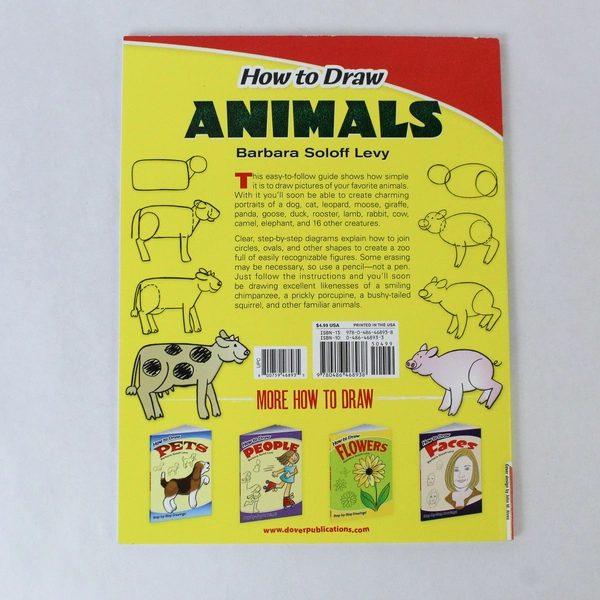 How to Draw Animals by Barbara Soloff Levy 2008 Paperback Good Condition
