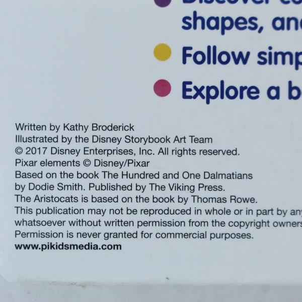 Disney Baby ABCs First Look Find PI Kids 2017 Hardcover Good Condition