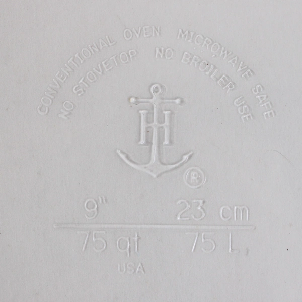 Anchor Hocking Clear Glass 9" 0.75 Qt Pie Plate Oven Bakeware