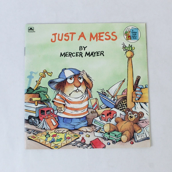 Just a Mess by Mercer Mayer 1987 Golden Book Paperback - Good Condition