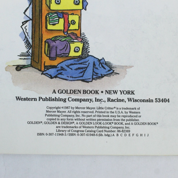 Just a Mess by Mercer Mayer 1987 Golden Book Paperback - Good Condition