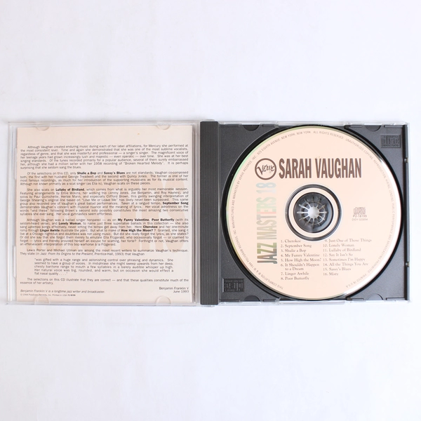 Verve Jazz Masters 18 Sarah Vaughan CD 1994 Verve