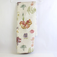 Bardwil Linens Simply Carefree Table Cloth Floral Keepsake Pattern Size 60"x84"