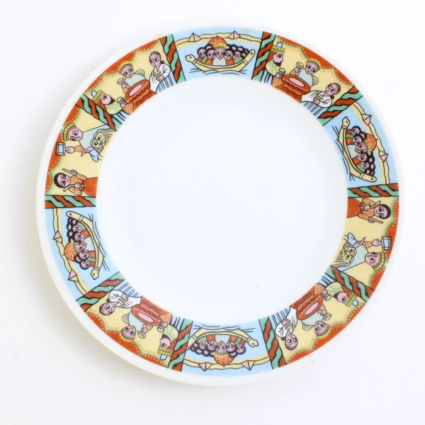 Gondar Angels of Ethiopia Decorative Bread Plate 6.5 Inch Collector Plate