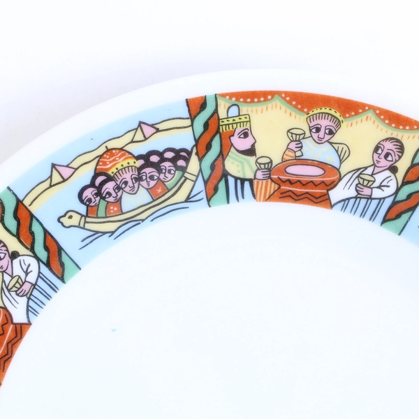 Gondar Angels of Ethiopia Decorative Bread Plate 6.5 Inch Collector Plate