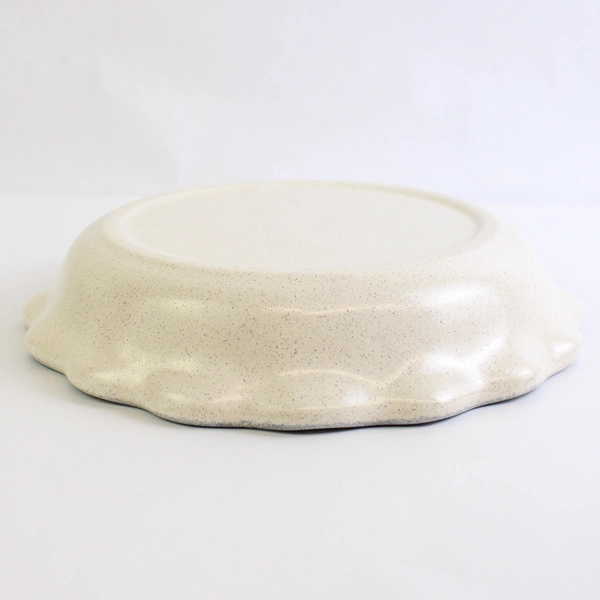 Hand-Painted Country-Style Heart Design Ceramic Pie Plate 10"