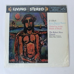 JS Bach Jesus Dearest Master Christ Lay in Bonds Death LP RCA 1959