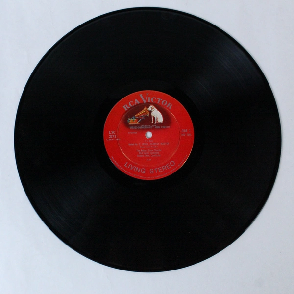 JS Bach Jesus Dearest Master Christ Lay in Bonds Death LP RCA 1959