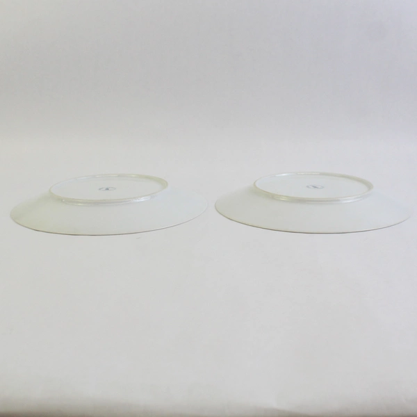 2 Gondar Angels of Ethiopia Porcelain Salad Plates 8.25" Decorative Dinnerware