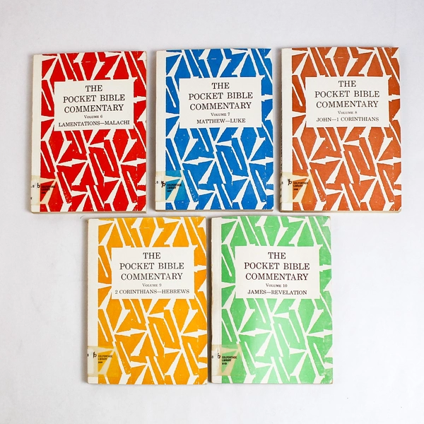 The Pocket Bible Commentary Volumes 6-10 Vintage Paperbacks