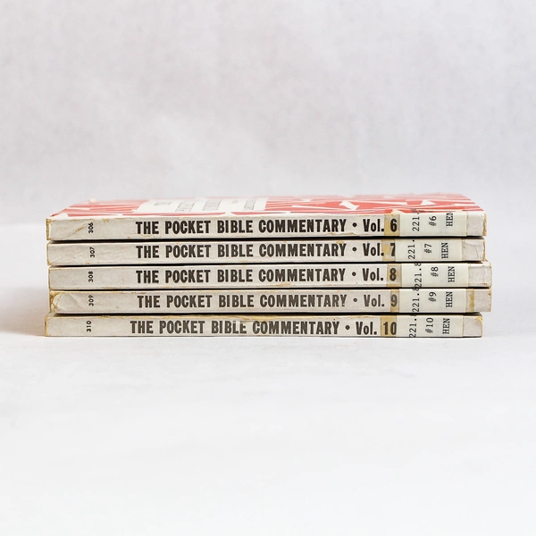 The Pocket Bible Commentary Volumes 6-10 Vintage Paperbacks
