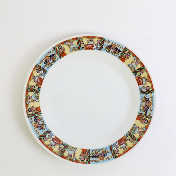 Lot of 2 Gondar Angels of Ethiopia 10.5" Dinner Plates Decorative 