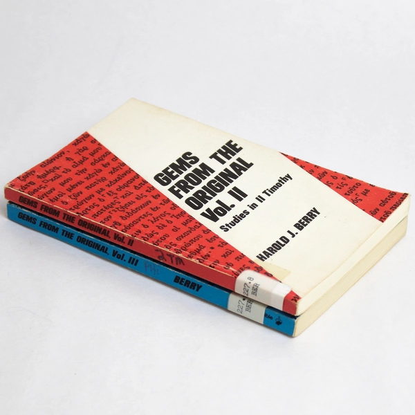 Lot of 2 Gems From The Original Volumes 2 and 3 by Harold J. Berry Paperbacks