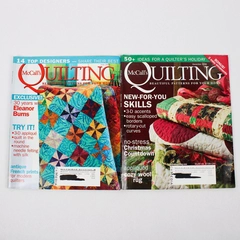 Lot of 2 McCall's Quilting Magazines June December 2008