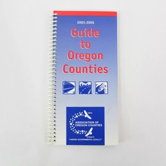 2003-2005 Guide to Oregon Counties Spiral Bound Book - Good Pre-Owned Condition