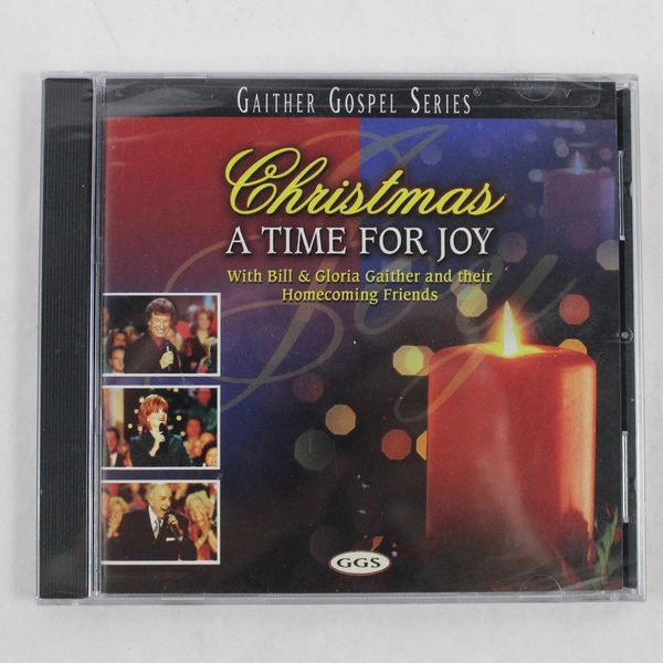Music CD Christmas A Time For Joy With Bill & Gloria Gaither And Friends Sealed