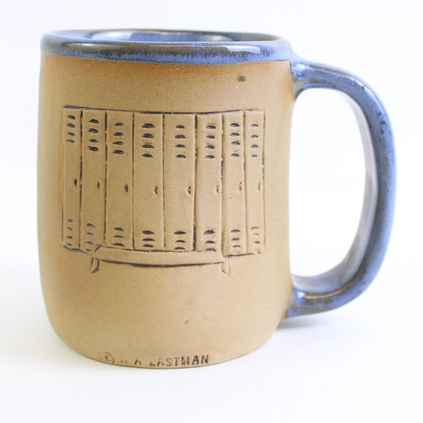 Vintage N A Eastman Handcrafted Basketball 3D Stoneware Mug