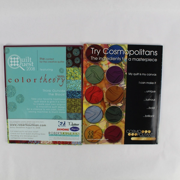 Lot of 2 Quilting Arts Magazine From 2008 Dec/Jan & Feb/March Issues