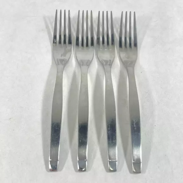 Set of 4 Oneida Sling 18/10 Stainless Salad Forks