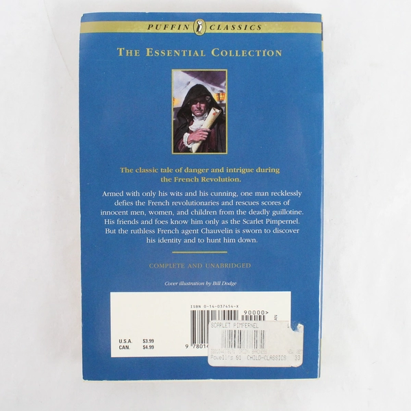 The Scarlet Pimpernel by Baroness Orczy 1997 Puffin Books Paperback