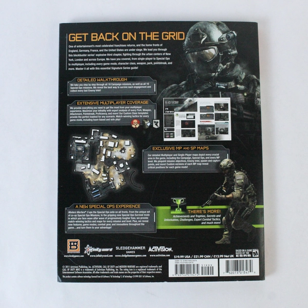 Call of Duty Modern Warfare 3 BradyGames Guide 2011 Paperback - Pre-owned