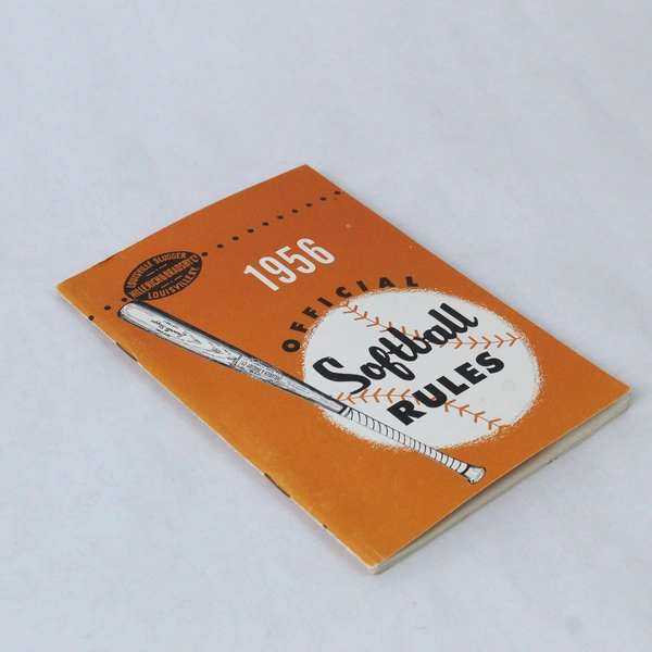 1956 Official Softball Rules Booklet by Louisville Slugger - Pre-Owned