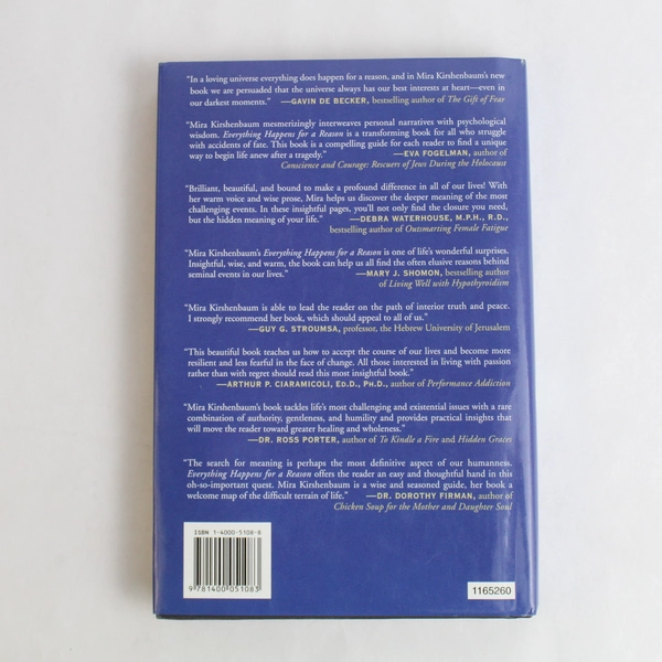 Everything Happens for a Reason by Mira Kirshenbaum 2004 Harmony Books HC DJ