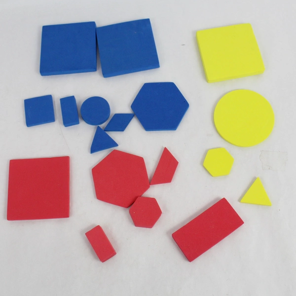 Large Lot of Foam Geometric Shape Math Toys for Educational Homeschooling