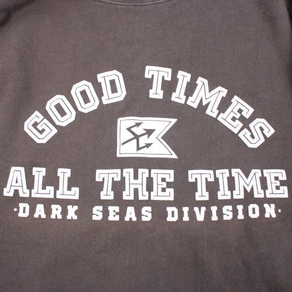 Dark Seas Division Gray Crewneck Sweatshirt No Hood Activewear Women's Size M