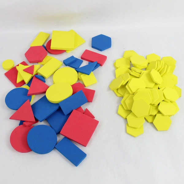 Lot of Colorful Foam Math Manipulatives Homeschool Teaching Preschool K-2