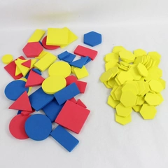 Lot of Colorful Foam Math Manipulatives Homeschool Teaching Preschool K-2