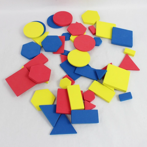 Lot of Colorful Foam Math Manipulatives Homeschool Teaching Preschool K-2