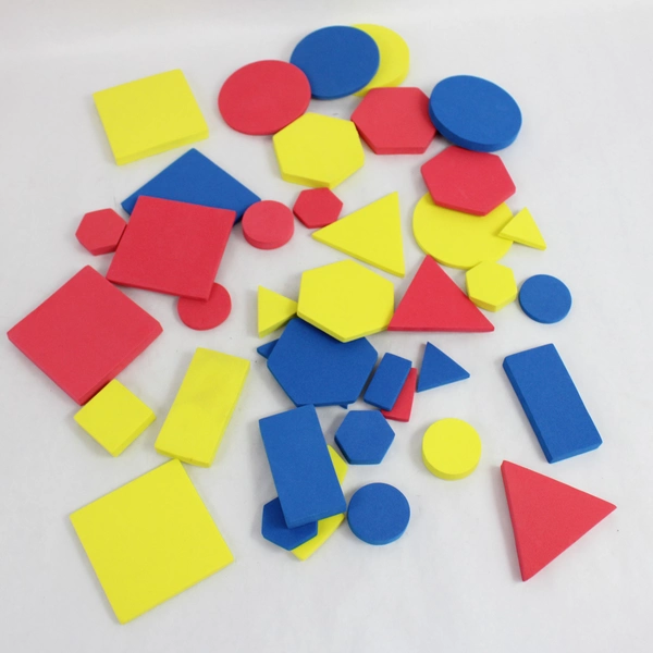 Lot of Colorful Foam Math Manipulatives Homeschool Teaching Preschool K-2