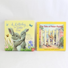 Lot Of 2 Bunny Kids Books: The Tales Of Peter Rabbit & A Lullaby For Little One