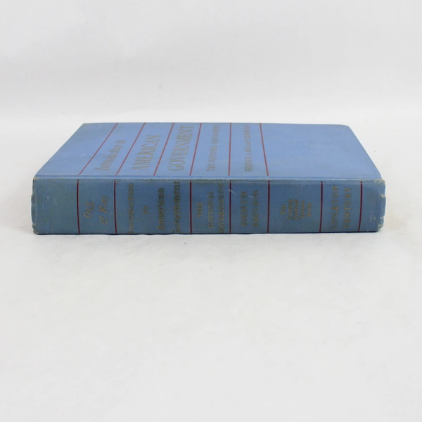 Introduction to American Government: The National Government Frederic A. Ogg